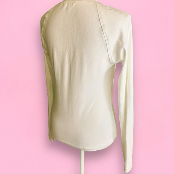 A.L.C. ‘Halley’ White Ruched Long Sleeve Shirt Size XS ASO The View - Picture 13 of 16